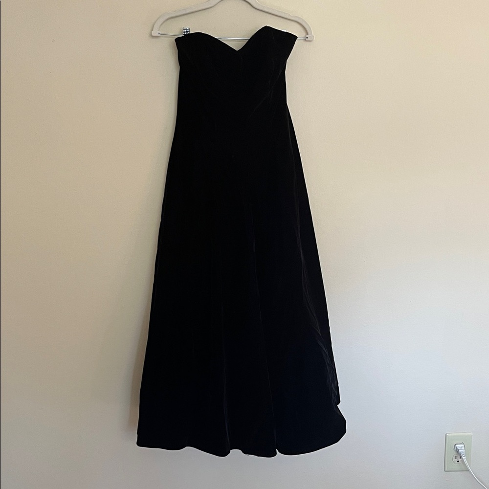 Vintage 80s Patra Velvet Gown